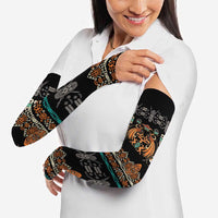 Black Batik Papua-inspired Pattern Arm Sleeves - Polynesian Pride