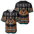 Black Batik Papua-inspired Pattern Baseball Jersey - Polynesian Pride