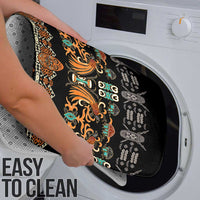 Black Batik Papua-inspired Pattern Bathroom Set - Polynesian Pride