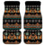 Black Batik Papua-inspired Pattern Car Mats - Polynesian Pride