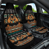 Black Batik Papua-inspired Pattern Car Seat Cover LT9 One Size Black - Polynesian Pride