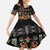 Black Batik Papua-inspired Pattern Family Matching Long Sleeve Bodycon Dress and Hawaiian Shirt - Polynesian Pride