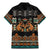 Black Batik Papua-inspired Pattern Family Matching Mermaid Dress and Hawaiian Shirt - Polynesian Pride