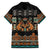 Black Batik Papua-inspired Pattern Family Matching Tank Maxi Dress and Hawaiian Shirt - Polynesian Pride