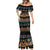 Black Batik Papua-inspired Pattern Mermaid Dress - Polynesian Pride