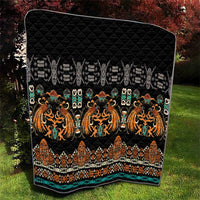 Black Batik Papua-inspired Pattern Quilt LT9 - Polynesian Pride
