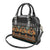 Black Batik Papua-inspired Pattern Shoulder Handbag - Polynesian Pride