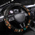 Black Batik Papua-inspired Pattern Steering Wheel Cover - Polynesian Pride