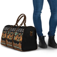 Black Batik Papua-inspired Pattern Travel Bag - Polynesian Pride