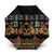 Black Batik Papua-inspired Pattern Umbrella - Polynesian Pride