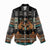 Black Batik Papua-inspired Pattern Women Casual Shirt - Polynesian Pride