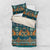 Dark Cyan Blue Batik Papua-inspired Pattern Bedding Set - Polynesian Pride