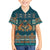 Dark Cyan Blue Batik Papua-inspired Pattern Hawaiian Shirt - Polynesian Pride