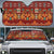 Oxblood Batik Papua-inspired Pattern Auto Sun Shade - Polynesian Pride