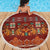 Oxblood Batik Papua-inspired Pattern Beach Blanket - Polynesian Pride