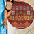 Oxblood Batik Papua-inspired Pattern Beach Blanket - Polynesian Pride
