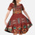 Oxblood Batik Papua-inspired Pattern Family Matching Tank Maxi Dress and Hawaiian Shirt - Polynesian Pride