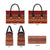 Oxblood Batik Papua-inspired Pattern Leather Bag - Polynesian Pride
