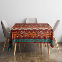Oxblood Batik Papua-inspired Pattern Tablecloth - Polynesian Pride