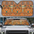 Terracotta Batik Papua-inspired Pattern Auto Sun Shade - Polynesian Pride