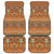 Terracotta Batik Papua-inspired Pattern Car Mats - Polynesian Pride