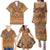 Terracotta Batik Papua-inspired Pattern Family Matching Puletasi and Hawaiian Shirt - Polynesian Pride