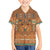 Terracotta Batik Papua-inspired Pattern Family Matching Short Sleeve Bodycon Dress and Hawaiian Shirt - Polynesian Pride