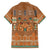 Terracotta Batik Papua-inspired Pattern Hawaiian Shirt - Polynesian Pride