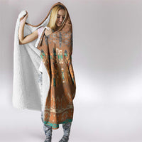 Terracotta Batik Papua-inspired Pattern Hooded Blanket LT9 - Polynesian Pride