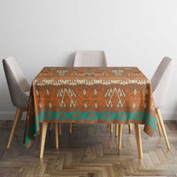 Terracotta Batik Papua-inspired Pattern Tablecloth - Polynesian Pride
