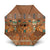 Terracotta Batik Papua-inspired Pattern Umbrella - Polynesian Pride