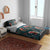 Dark Cyan Blue Bird of Batik Papua Bedding Set Exotic Natural Wealth of Papua - Polynesian Pride