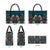 Dark Cyan Blue Bird of Batik Papua Leather Bag Exotic Natural Wealth of Papua - Polynesian Pride