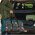 Dark Cyan Blue Bird of Batik Papua Travel Bag Exotic Natural Wealth of Papua - Polynesian Pride