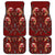 Oxblood Bird of Batik Papua Car Mats Exotic Natural Wealth of Papua - Polynesian Pride