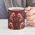 Oxblood Bird of Batik Papua Ceramic Mug Exotic Natural Wealth of Papua - Polynesian Pride