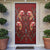 Oxblood Bird of Batik Papua Door Cover Exotic Natural Wealth of Papua - Polynesian Pride