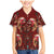 Oxblood Bird of Batik Papua Family Matching Mermaid Dress and Hawaiian Shirt Exotic Natural Wealth of Papua - Polynesian Pride
