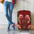 Oxblood Bird of Batik Papua Luggage Cover Exotic Natural Wealth of Papua - Polynesian Pride
