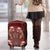 Oxblood Bird of Batik Papua Luggage Cover Exotic Natural Wealth of Papua - Polynesian Pride