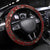 Oxblood Bird of Batik Papua Steering Wheel Cover Exotic Natural Wealth of Papua - Polynesian Pride