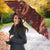 Oxblood Bird of Batik Papua Umbrella Exotic Natural Wealth of Papua - Polynesian Pride