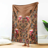 Terracotta Bird of Batik Papua Blanket Exotic Natural Wealth of Papua - Polynesian Pride