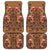 Terracotta Bird of Batik Papua Car Mats Exotic Natural Wealth of Papua - Polynesian Pride
