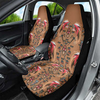 Terracotta Bird of Batik Papua Car Seat Cover Exotic Natural Wealth of Papua LT9 - Polynesian Pride