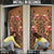 Terracotta Bird of Batik Papua Door Cover Exotic Natural Wealth of Papua - Polynesian Pride