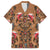 Terracotta Bird of Batik Papua Family Matching Long Sleeve Bodycon Dress and Hawaiian Shirt Exotic Natural Wealth of Papua - Polynesian Pride