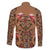 Terracotta Bird of Batik Papua Family Matching Long Sleeve Bodycon Dress and Hawaiian Shirt Exotic Natural Wealth of Papua - Polynesian Pride