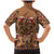 Terracotta Bird of Batik Papua Family Matching Mermaid Dress and Hawaiian Shirt Exotic Natural Wealth of Papua - Polynesian Pride