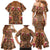 Terracotta Bird of Batik Papua Family Matching Mermaid Dress and Hawaiian Shirt Exotic Natural Wealth of Papua - Polynesian Pride
